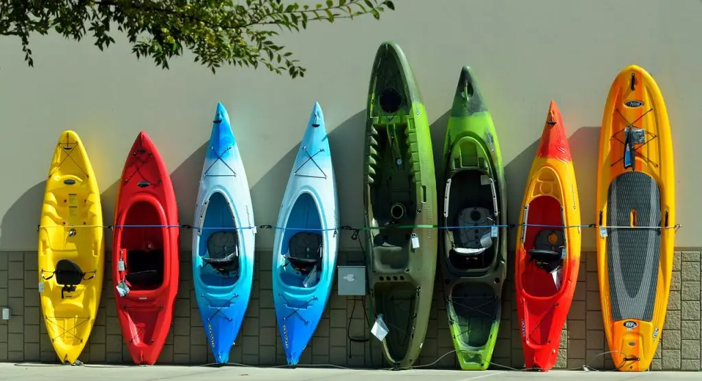 Vertical kayak storage