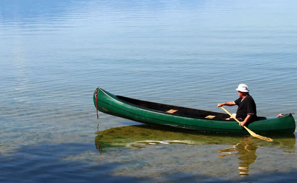 Canoe on the water.