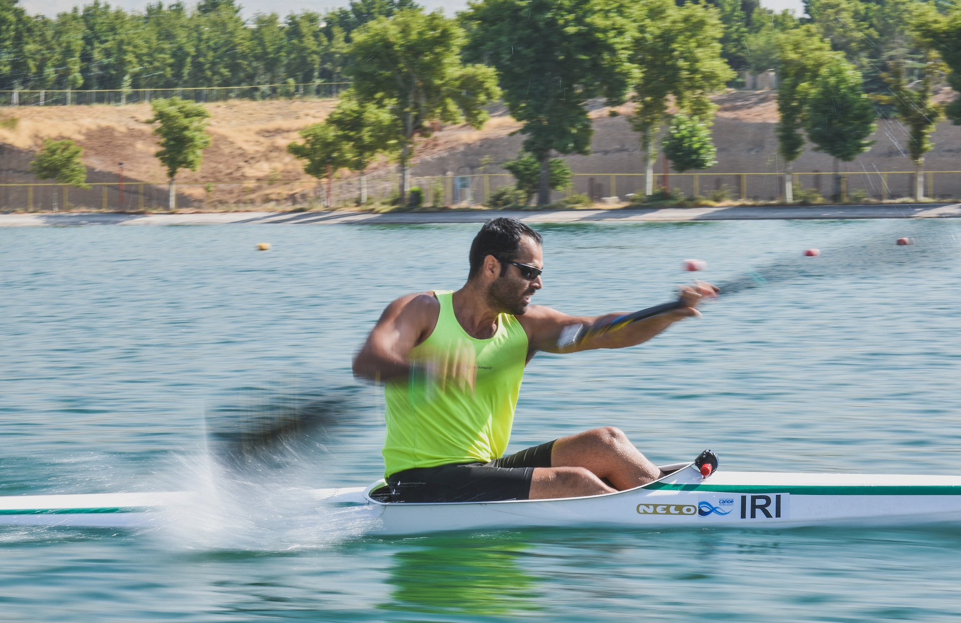 A racing kayak can quickly kayak a mile