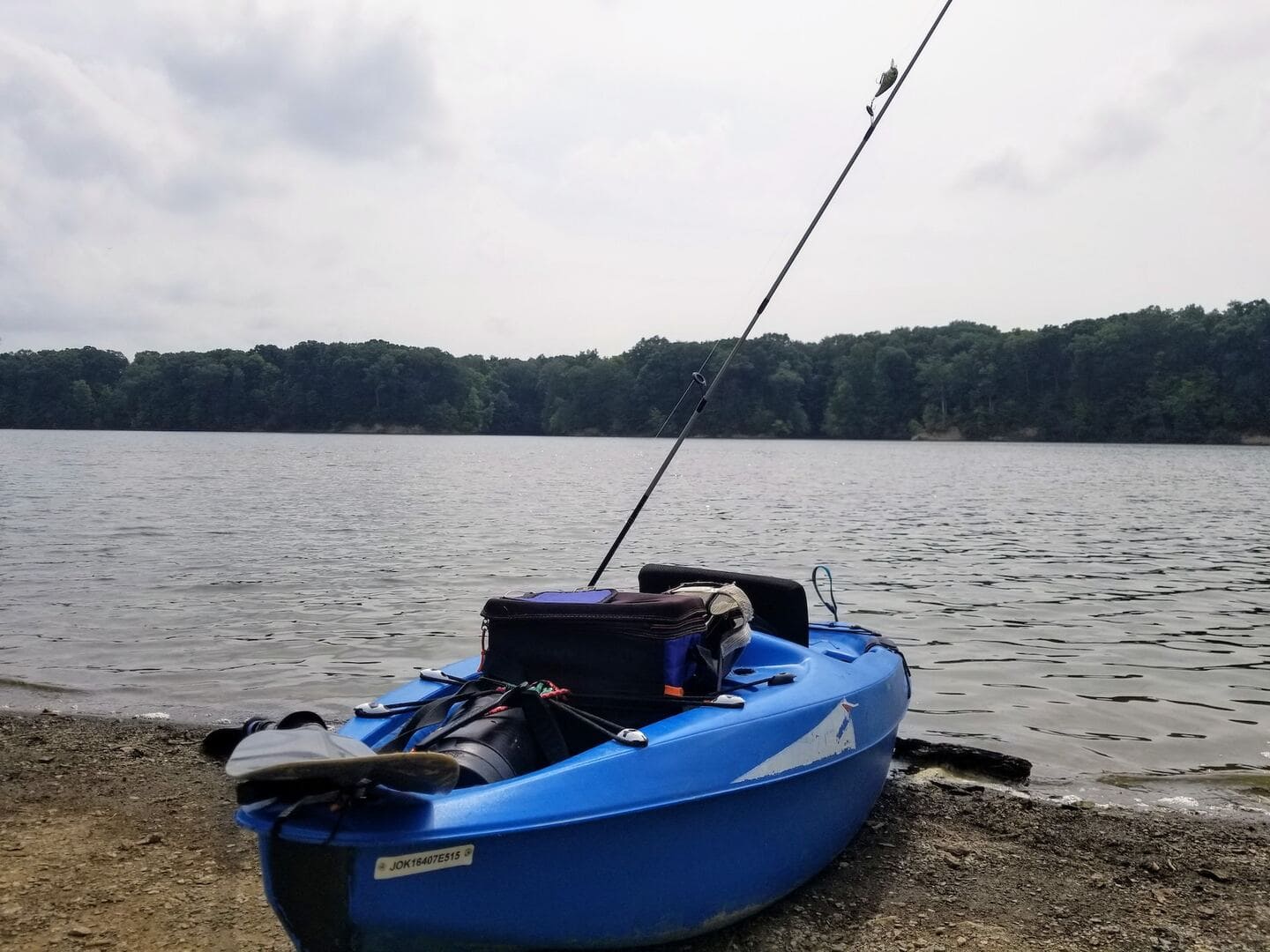Carrying a cooler for kayak fishing