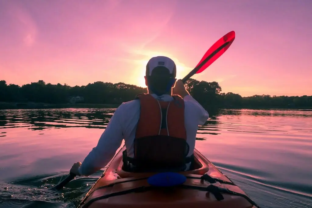 Evening kayaking