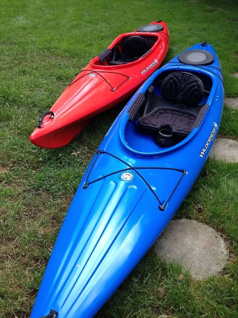 Short and long kayaks
